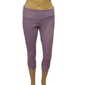 Active Life Workout Pants Cropped Yoga Exercise Leggings Moisture Wicking Medium